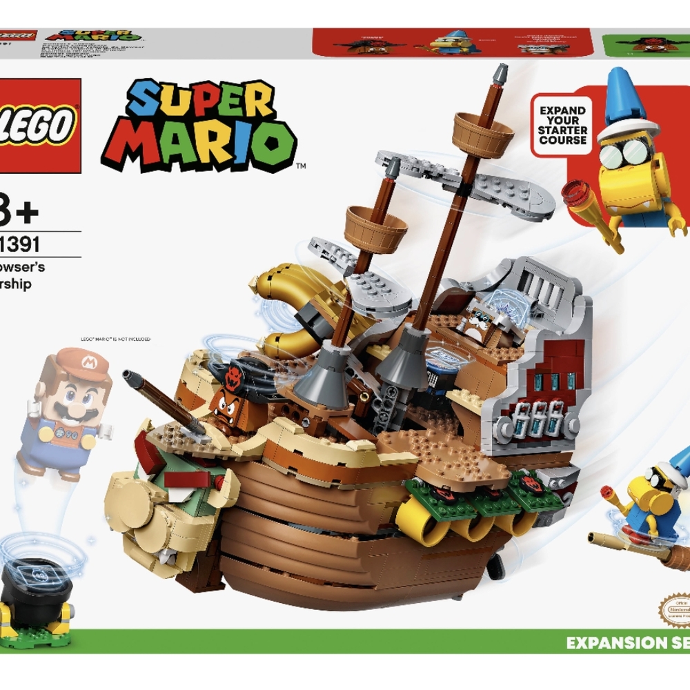 Super Mario Lego bowsers airship